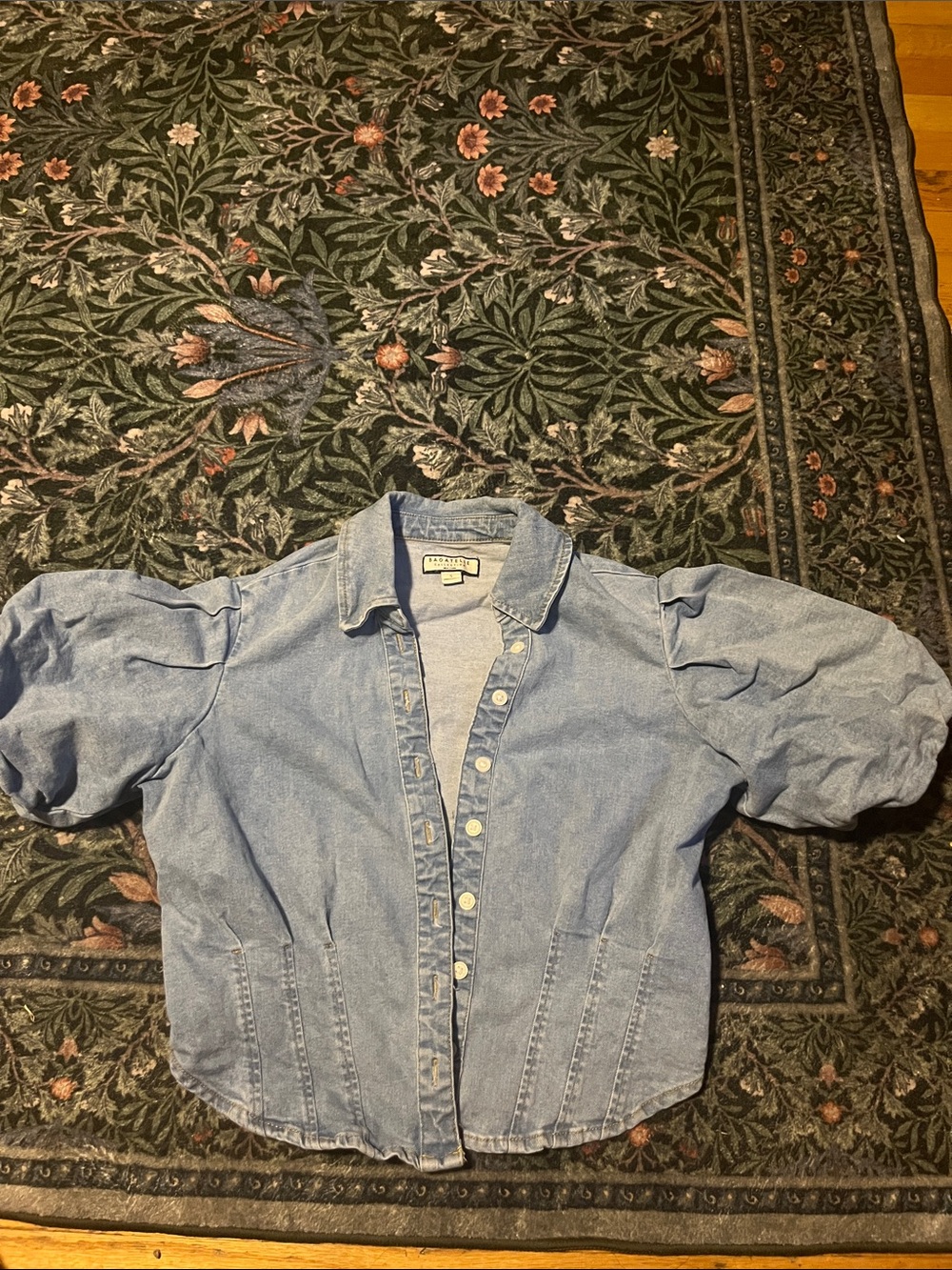 bagatelle Light Blue Denim Button-Down Shirt